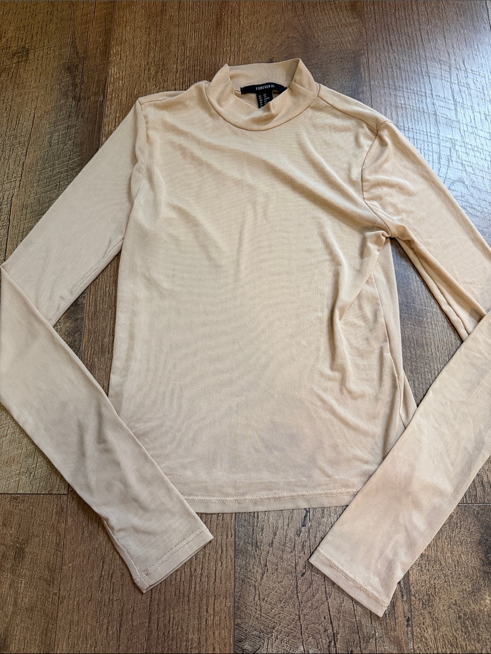 Forever 21 Men's Turtleneck Long-Sleeve Sweater - Beige